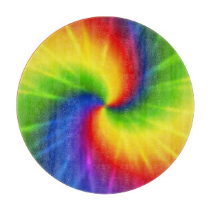 Tie dye cutting board