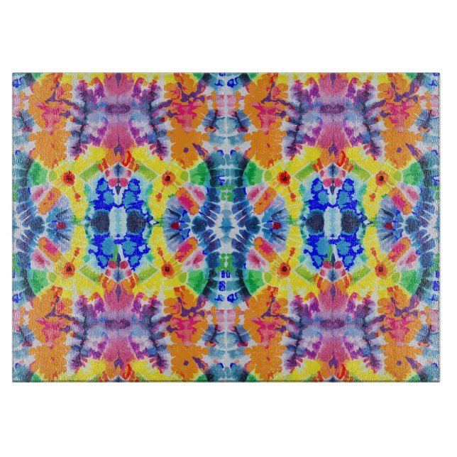 Tie-Dye Cutting Board (Front)