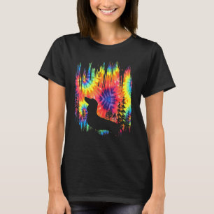 Tie Dye Dachshund Hippie Puppy  Dog T-Shirt
