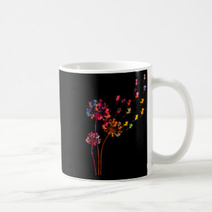 Tie Dye Dandelion Cats Flower Colourful Pet Cat Coffee Mug