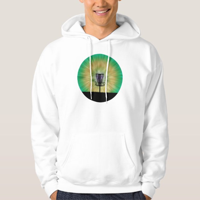 Tie Dye Disc Golf Basket Hoodie (Front)
