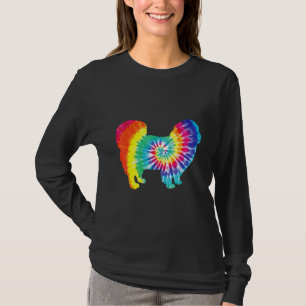 Tie Dye Dog Hippie Pekingese Retro Puppy T-Shirt