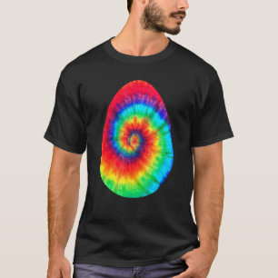 Tie Dye Easter Eggs Basket Bunny Happy Easter Day T-Shirt