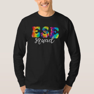 Tie Dye ESE Squad Teacher First Day Of School ESE  T-Shirt