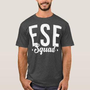 Tie Dye ESE Squad Team Teacher Appreciation Back T T-Shirt