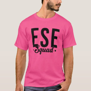 Tie Dye Ese Squad Team Teacher Appreciation Back T T-Shirt