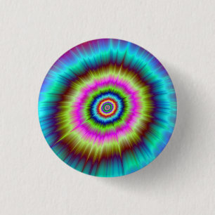 Tie Dye Explosion 3 Cm Round Badge