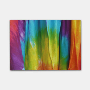 Tie-Dye Fabric Print Post-it Notes