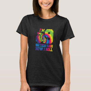 Tie Dye Farm Tractor I'm 9th Birthday Party 9 Year T-Shirt
