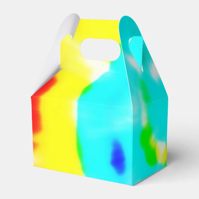 Tie Dye Favour Box (Back Side)