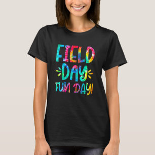 Tie Dye Field Day Vibes Last Day Of School Field D T-Shirt