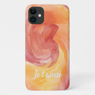 Tie-Dye Flame Red Orange Painterly Love Watercolor Case-Mate iPhone Case