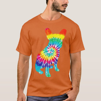 Tie Dye French Bulldog Hippie T-Shirt