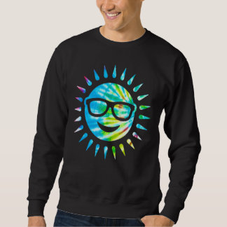 Tie Dye Fresh Summer Vibes Vintage Retro Hawaii Su Sweatshirt