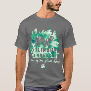 Tie Dye Gatlinburg Tennessee Bear Great, Smoky Mou T-Shirt