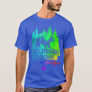 Tie Dye Gatlinburg Tennessee Bear Great Smoky Moun T-Shirt