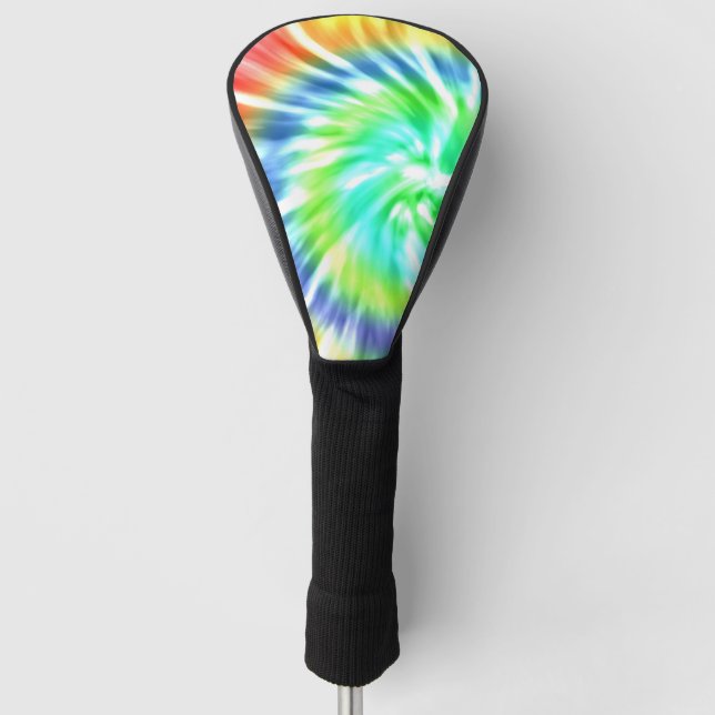 Tie Dye Golf Head Cover (Front)