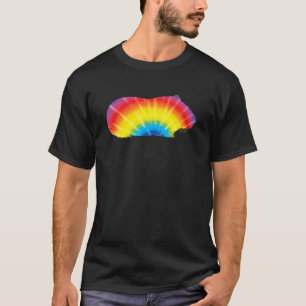 Tie Dye Guinea Pig Rainbow Print Cavy Hippie Peace T-Shirt