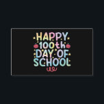 Tie Dye Happy 100th Day Of School Teacher Student  Business Card<br><div class="desc">Tie Dye Happy 100th Day Of School Teacher Student 100 Days T-Shirt</div>