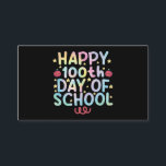 Tie Dye Happy 100th Day Of School Teacher Student  Business Card<br><div class="desc">Tie Dye Happy 100th Day Of School Teacher Student 100 Days T-Shirt</div>