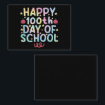 Tie Dye Happy 100th Day Of School Teacher Student  Card<br><div class="desc">Tie Dye Happy 100th Day Of School Teacher Student 100 Days T-Shirt</div>