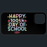 Tie Dye Happy 100th Day Of School Teacher Student  iPhone 13 Pro Max Case<br><div class="desc">Tie Dye Happy 100th Day Of School Teacher Student 100 Days T-Shirt</div>