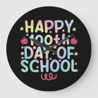 Tie Dye Happy 100th Day Of School Teacher Student 