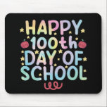 Tie Dye Happy 100th Day Of School Teacher Student  Mouse Pad<br><div class="desc">Tie Dye Happy 100th Day Of School Teacher Student 100 Days T-Shirt</div>