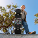 Tie Dye Happy 100th Day Of School Teacher Student  Skateboard<br><div class="desc">Tie Dye Happy 100th Day Of School Teacher Student 100 Days T-Shirt</div>