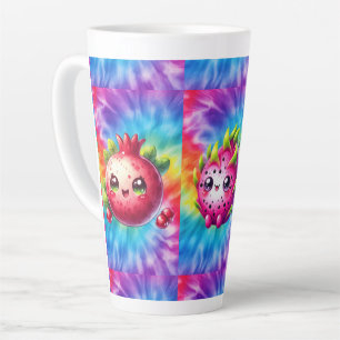 Tie-Dye Happy Dragon Fruit Latte Mug