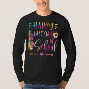 Tie Dye Happy Last Day Of School Summer Pool Boy G T-Shirt