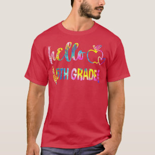 Tie Dye Hello 5th Grade Team 5th Grade Back To Sch T-Shirt