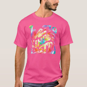Tie Dye Hello Kindergarten Teacher Kids First Day T-Shirt