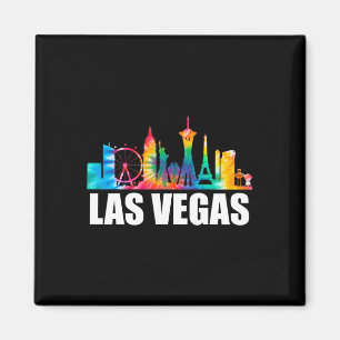 Tie Dye Las Vegas Nevada Groom Party Trip Vacation Magnet
