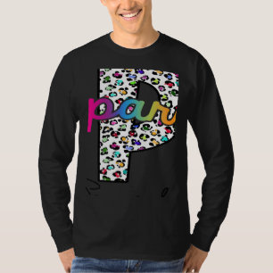 Tie Dye Leopard Para Squad Back To School Paraprof T-Shirt