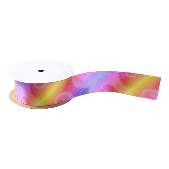 Tie Dye Look Gift Ribbon HAMbyWG Satin Ribbon (Spool)