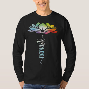 Tie Dye Lotus Flower Yoga Zen Meditation Namaste T-Shirt