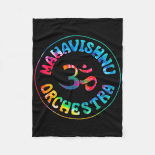 Tie Dye Mahavishnu Orchestra Welcome Byck To Schoo Fleece Blanket