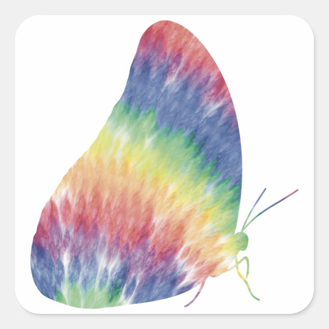 Tie Dye Morpho Sticker (Front)