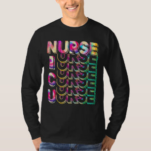 Tie Dye Nicu Nurse Tie Dye Women Men Neonatal Icu T-Shirt