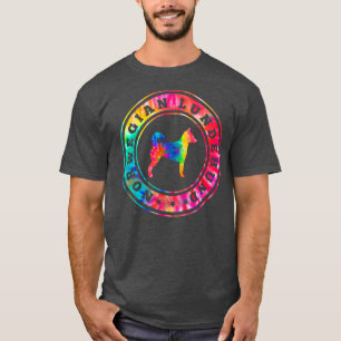 Tie Dye Norwegian Lundehund Dog Mum Dad Pet Lover T-Shirt