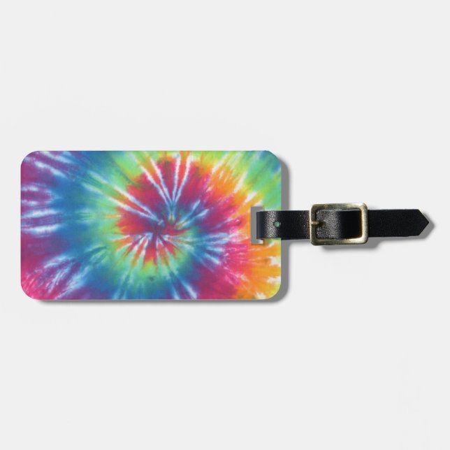 Tie Dye One Luggage Tag (Front Horizontal)