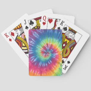 Tie Dye One Playing Cards