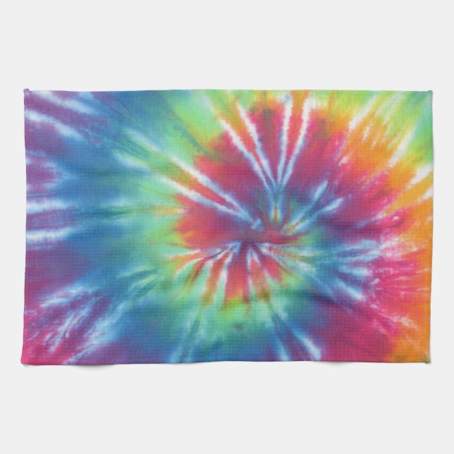 Tie Dye One Tea Towel (Horizontal)