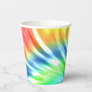 Tie Dye Paper Cups