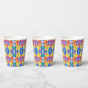 Tie-Dye Paper Cups