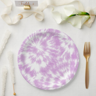 Tie Dye Paper Plate