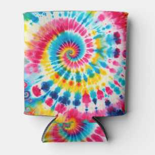 Tie Dye Pattern Can Cooler