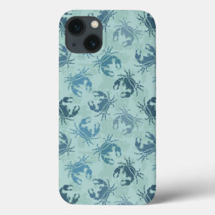 Tie Dye Pattern Of Crabs iPhone 13 Case