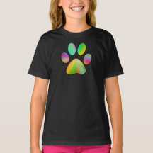 Tie Dye Paw Print
